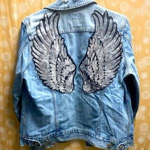 LUCKY BRAND TOMBOY TRUCKER JEAN JACKET